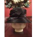SWAN HAT NEW YORK   Black Straw Hat With Bow  NWT  eb-68691491